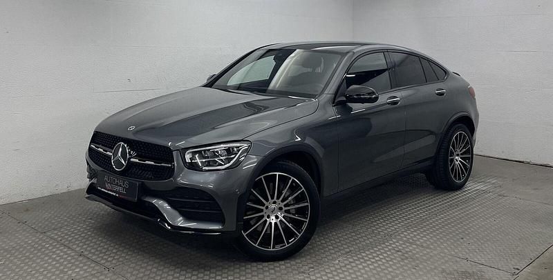 Selenitgrau (metallic) Gebraucht 2022 Mercedes GLC400d AMG Coupé | 57.899 € (Fairer Preis) - Bild 1/4