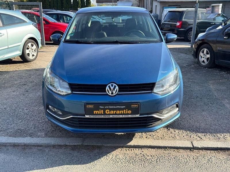 Gebraucht VW Polo Comfortline 75 PS (55 kW) 2017 Blau Kleinwagen