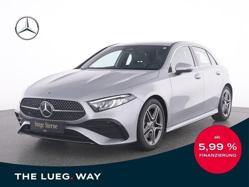 Metalliclack hightechsilber Gebraucht 2024 Mercedes A220 AMG Limousine | 35.885 € (Guter Preis) - Bild 1/4