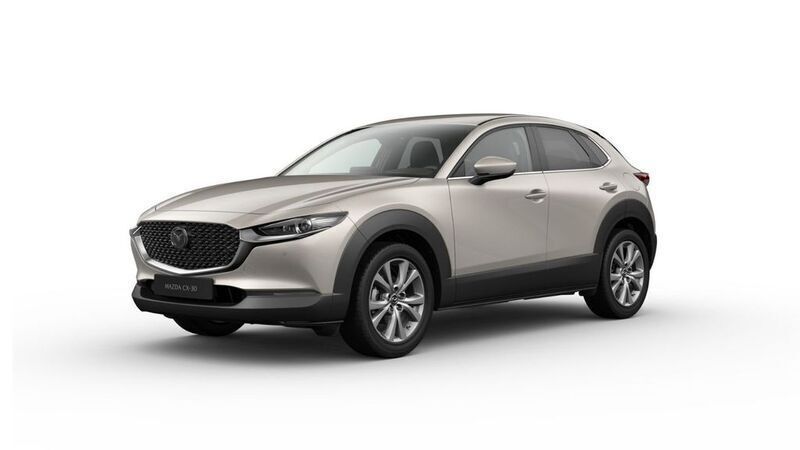 Beige Neu 2025 Mazda CX-30 Exclusive SUV | 32.970 € - Bild 1/4