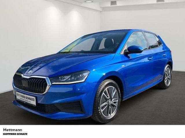 Blau Gebraucht 2022 Skoda Fabia Tour Limousine | 16.350 € (Fairer Preis) - Bild 1/4