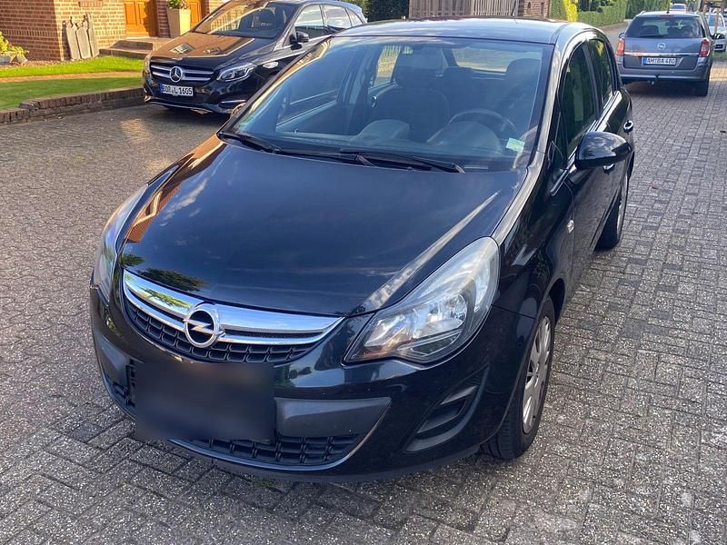 Schwarz Gebraucht 2014 Opel Corsa Edition Kleinwagen | 4.200 € - Bild 1/4