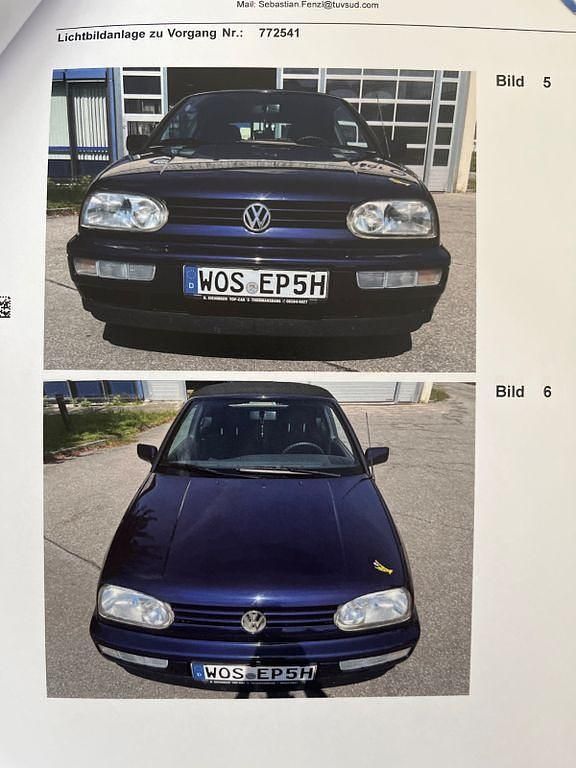 Gebraucht VW Golf 90 PS (66 kW) 1995 Violet Cabrio
