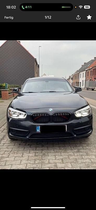 Schwarz Gebraucht 2018 BMW 114 Sport Line Kleinwagen | 11.400 € - Bild 1/4
