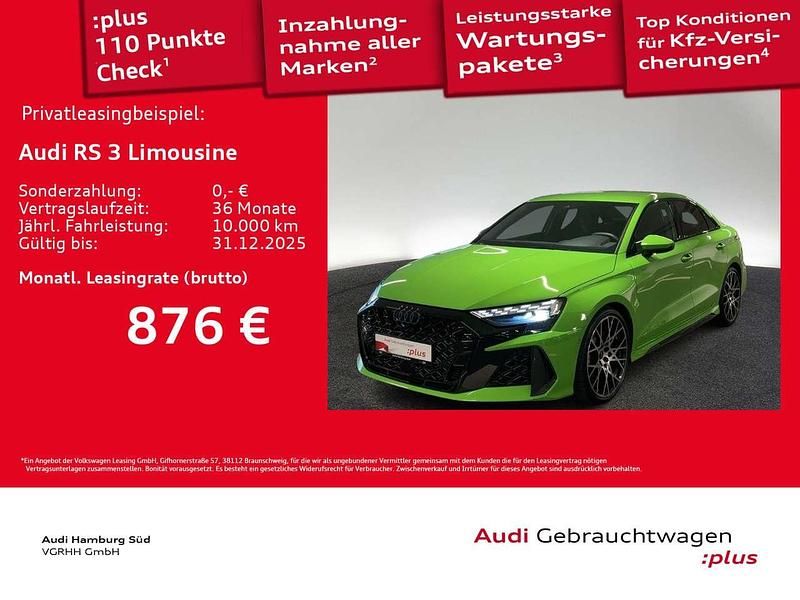 7r kyalamigrün Gebraucht 2025 Audi RS3 Sport Limousine | 65.940 € (Fairer Preis) - Bild 1/3