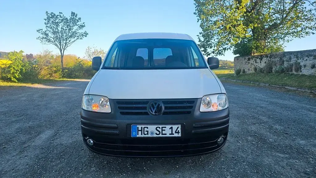 Gebraucht VW Caddy 105 PS (77 kW) 2007 Weiß Van / Kleinbus