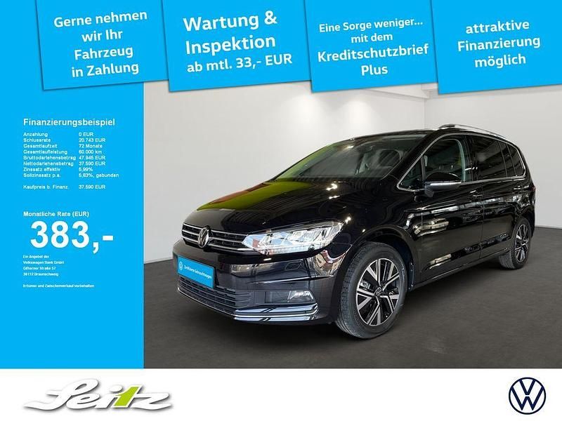 Deep black perleffekt Neu 2024 VW Touran Highline Van / Kleinbus | 37.590 € - Bild 1/3