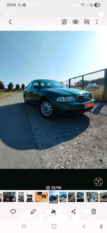 Grün Gebraucht 1998 Audi A4 Limousine | 1.000 € (Guter Preis) - Bild 1/4