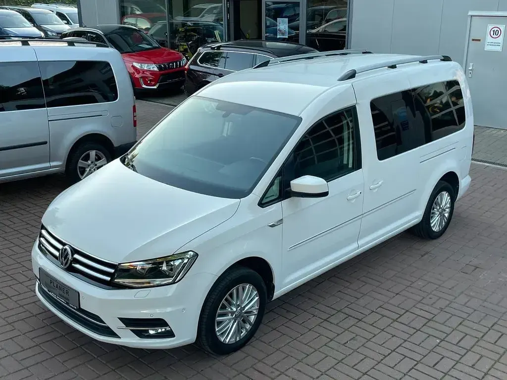 Gebraucht VW Caddy Highline 150 PS (110 kW) 2019 Candyweiß Van / Kleinbus