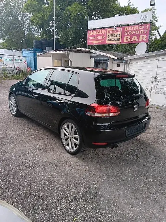 Gebraucht VW Golf VI Highline 122 PS (89 kW) 2008 Schwarz Kleinwagen