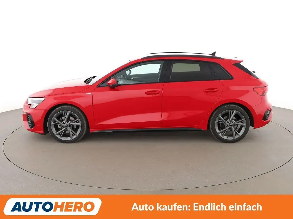 Gebraucht Audi A3 S-Line 150 PS (110 kW) 2022 Rot Limousine