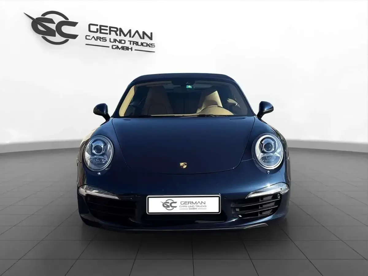 Gebraucht Porsche 911 349 PS (256 kW) 2015 Dunkelblaumetallic Cabrio