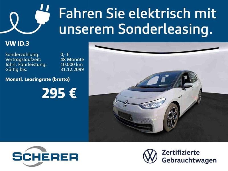 Gebraucht VW ID.3 Pro 107 kW (146 PS) 2022 Mondsteingrau schwarz Kleinwagen