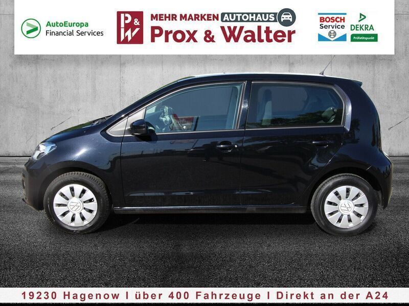 Gebraucht VW up! 65 PS (47 kW) 2021 Deep black perleffekt (schwarz) Kleinwagen