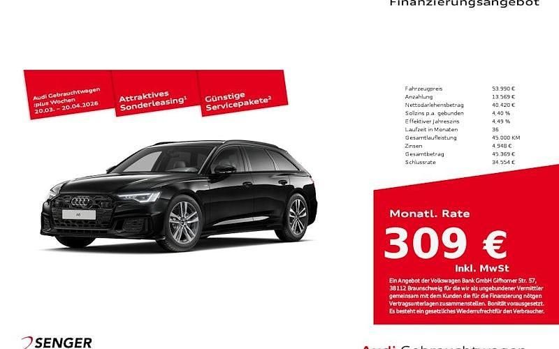 Gebraucht Audi A6 Sport 286 PS (210 kW) 2025 Mythosschwarz Kombi
