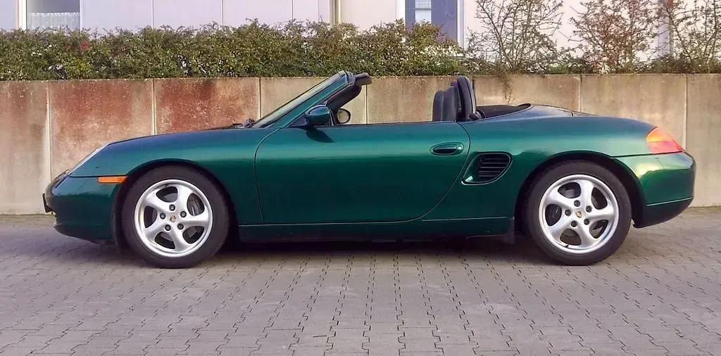 Gebraucht Porsche Boxster 220 PS (161 kW) 2000 Grün Cabrio