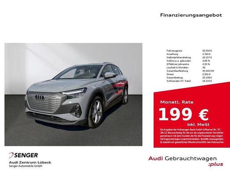 Kieselgrau Gebraucht 2022 Audi Q4 e-tron Basis SUV | 25.550 € (Guter Preis) - Bild 1/3