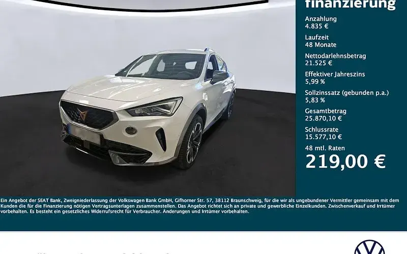 Gebraucht Cupra Formentor 204 PS (150 kW) 2024 Nevada weiss SUV