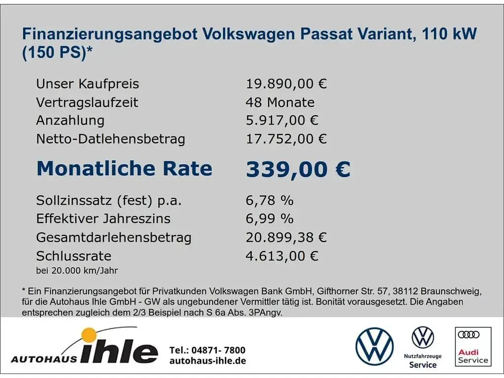 Brugt VW Passat R 150 HK (110 kW) 2021 Grå Stationcar