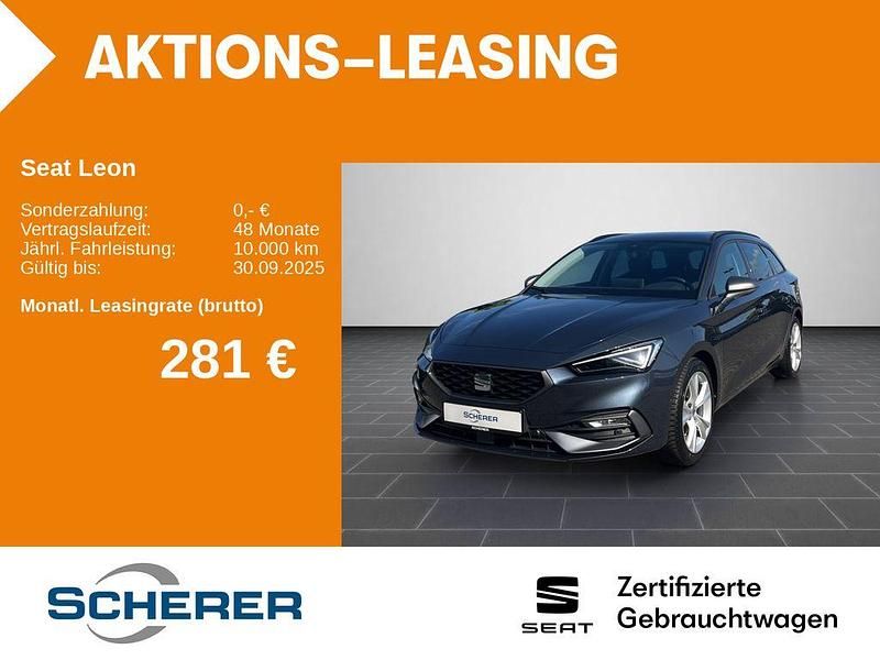 Grau (metallic) Gebraucht 2024 Seat Leon FR Limousine | 26.300 € (Fairer Preis) - Bild 1/4