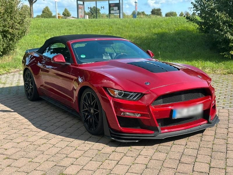 Rot Gebraucht 2017 Ford Mustang Convertible Cabrio | 29.500 € (Superpreis) - Bild 1/4