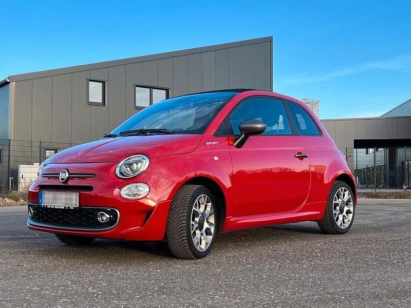 Rot Gebraucht 2022 Fiat 500 Sport Cabrio | 15.690 € (Teuer) - Bild 1/4