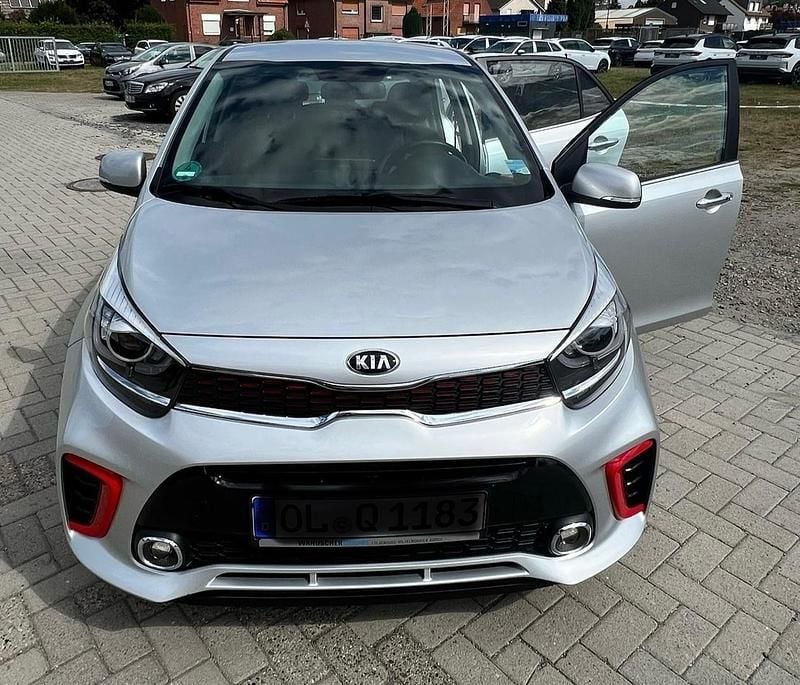 Silber Gebraucht 2019 Kia Picanto GT-Line Kleinwagen | 10.990 € (Guter Preis) - Bild 1/4