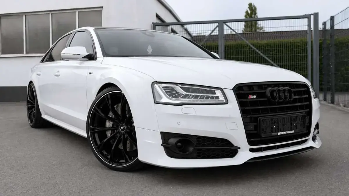 Usata Audi S8 plus 605 CV (444 kW) 2017 Bianco Berlina