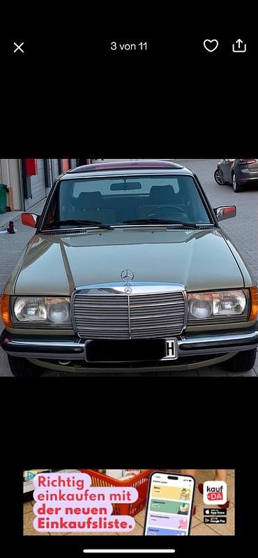 Gebraucht Mercedes E230 136 PS (100 kW) 1981 Grün Limousine