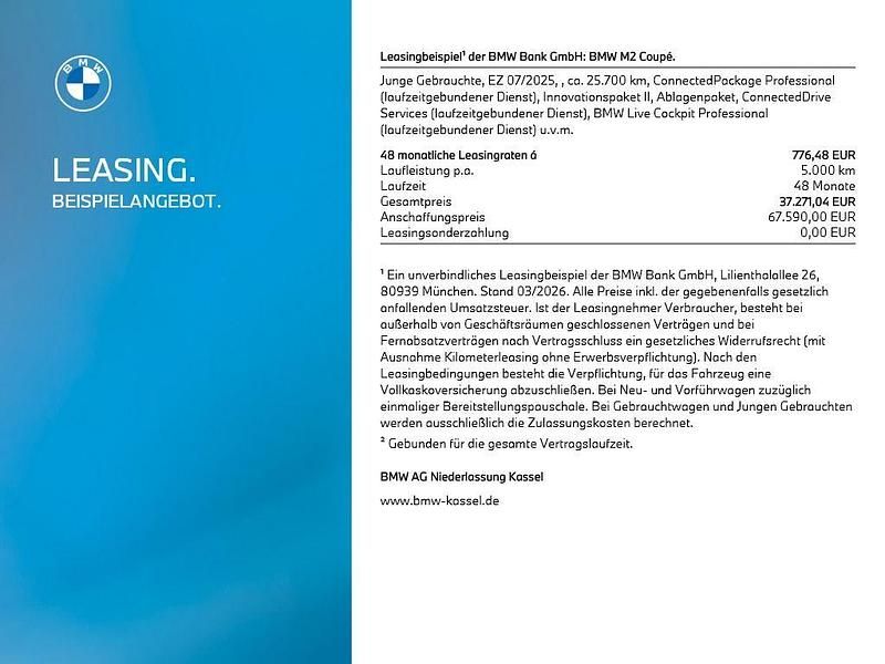 Gebraucht BMW M2 Performance 480 PS (353 kW) 2025 Grau Coupé