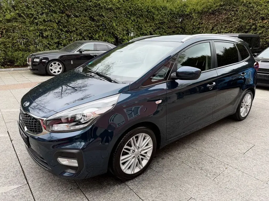 Gebraucht Kia Carens DREAM-TEAM Edition 135 PS (99 kW) 2018 Blau Van / Kleinbus