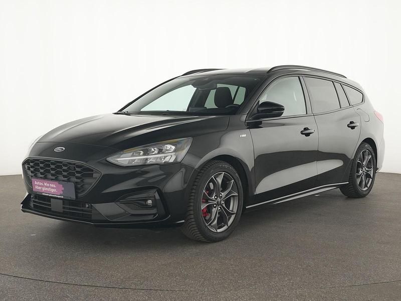 Schwarz Gebraucht 2021 Ford Focus ST-Line Kombi | 15.948 € (Guter Preis) - Bild 1/4