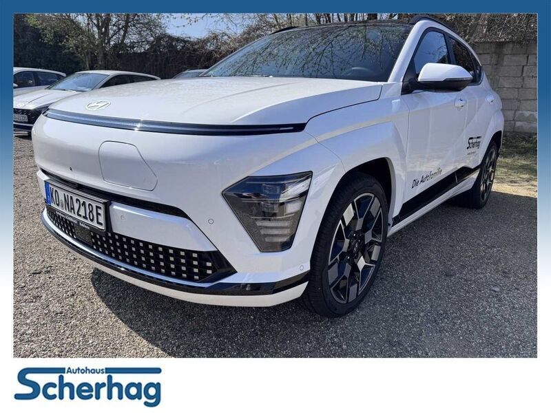 Weiß (atlas white) Gebraucht 2025 Hyundai Kona Prime SUV | 44.900 € - Bild 1/4