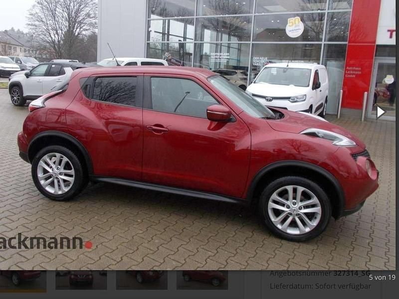 Gebraucht Nissan Juke N-TEC 117 PS (86 kW) 2017 Rot SUV