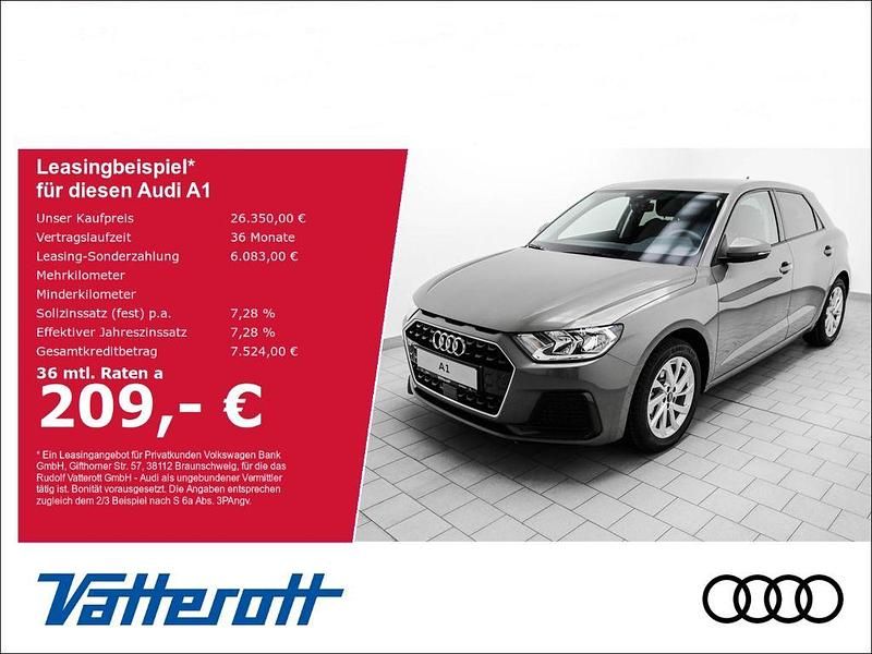Grau Neu 2025 Audi A1 Sportback Advanced Plus Kleinwagen | 26.350 € (Guter Preis) - Bild 1/4