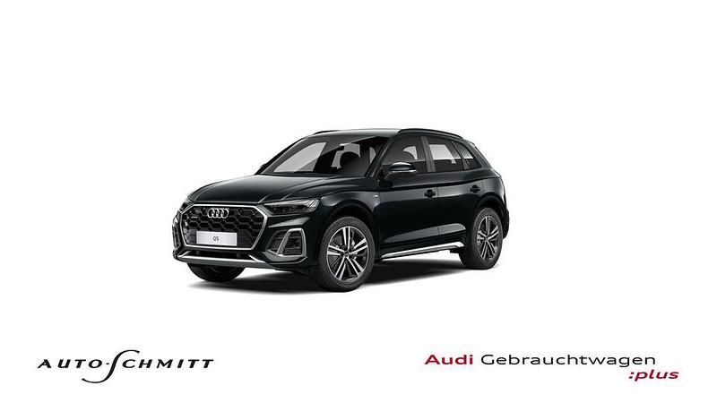 Mythosschwarz metallic Gebraucht 2022 Audi Q5 S-Line SUV | 30.990 € (Superpreis) - Bild 1/4