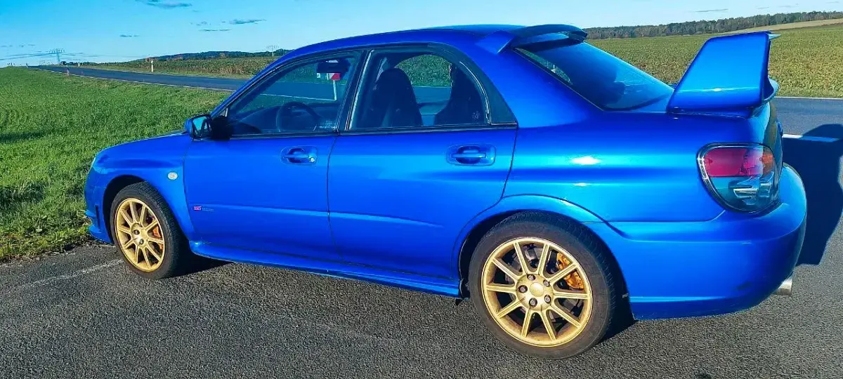 Gebraucht Subaru WRX STI 280 PS (205 kW) 2005 Blau Limousine