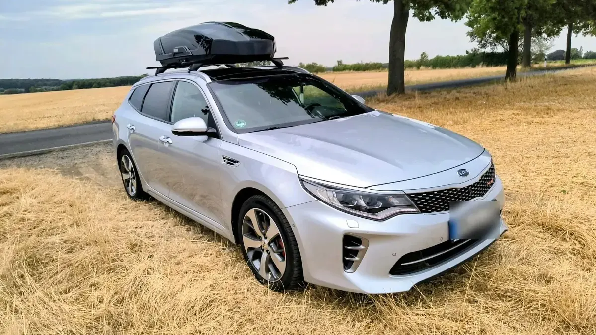 Gebraucht Kia Optima GT 141 PS (103 kW) 2017 Silber Kombi
