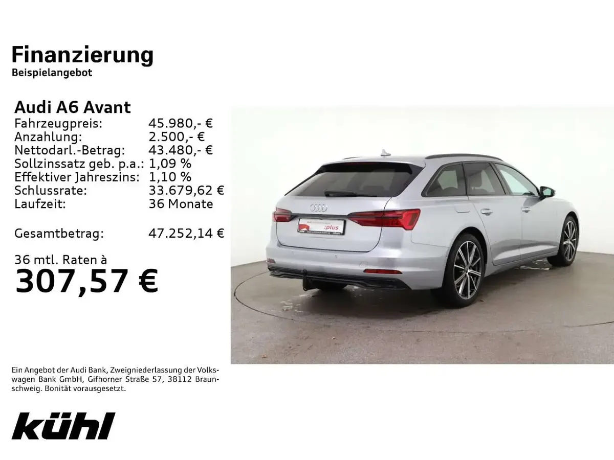 Brugt Audi A6 Advanced 163 HK (119 kW) 2025 Sølv Stationcar
