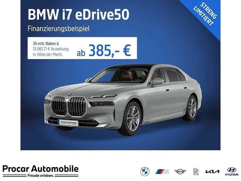 Alpinweiß uni Neu 2025 BMW i7 Limousine | 82.590 € (Superpreis) - Bild 1/4