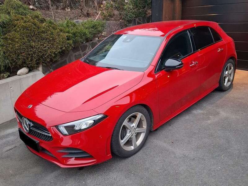 Rot Gebraucht 2018 Mercedes A200 Limousine | 20.550 € (Fairer Preis) - Bild 1/4