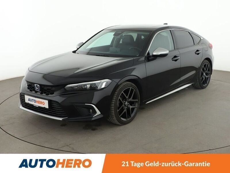 Schwarz Gebraucht 2022 Honda Civic Advance Limousine | 28.730 € (Superpreis) - Bild 1/3