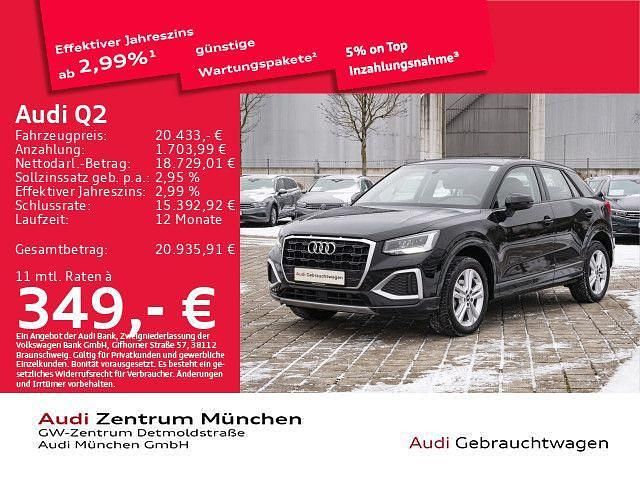 Schwarz Gebraucht 2022 Audi Q2 Advanced SUV | 20.433 € (Fairer Preis) - Bild 1/1