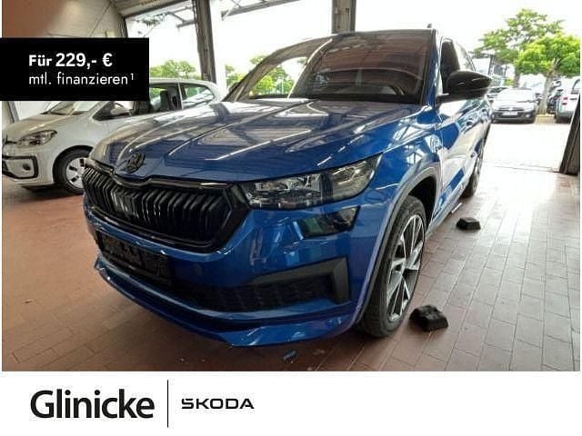 Raceblau metallic Gebraucht 2022 Skoda Kodiaq SportLine SUV | 38.880 € (Fairer Preis) - Bild 1/3