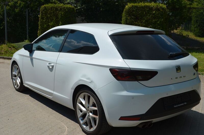 Usata Seat Leon 140 CV (102 kW) 2013 Bianco Coupé