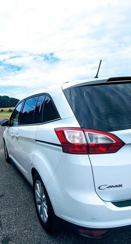 Gebraucht Ford C-MAX Titanium 125 PS (91 kW) 2018 Weiß Van / Kleinbus