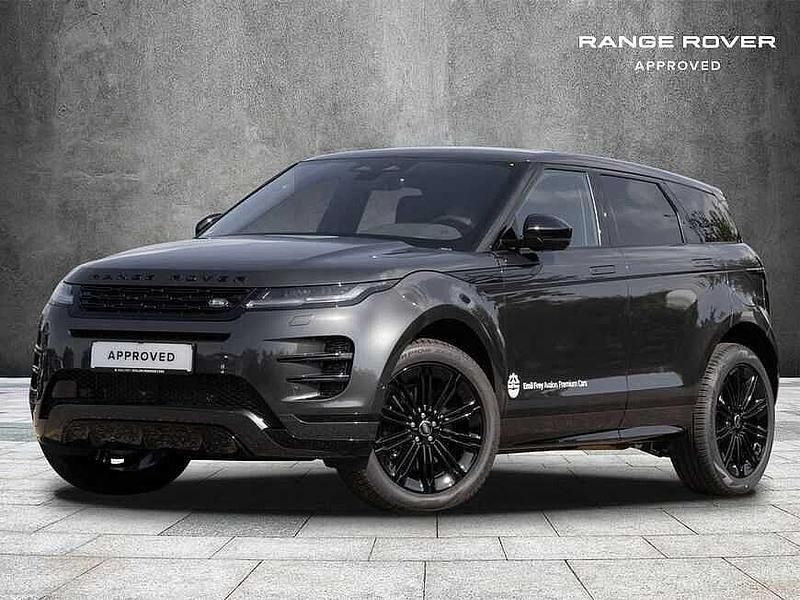 Grau Gebraucht 2025 Land Rover Range Rover evoque SE Dynamic SUV | 68.900 € - Bild 1/4