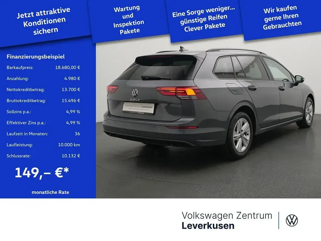 Gebraucht VW Golf VIII Life 150 PS (110 kW) 2023 Delfingrau Kombi