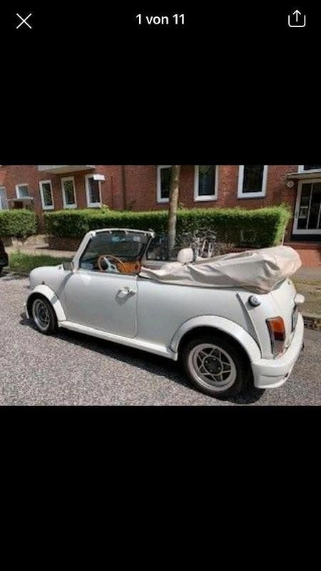 Weiß Gebraucht 1988 Mini Cooper Cabriolet Cabrio | 8.500 € - Bild 1/4