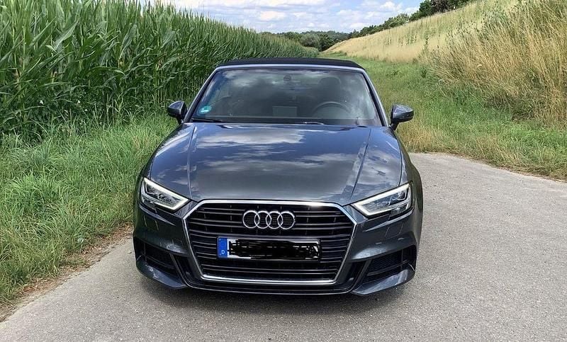 Grau Gebraucht 2020 Audi A3 Cabriolet S-Line Cabrio | 28.900 € (Teuer) - Bild 1/4